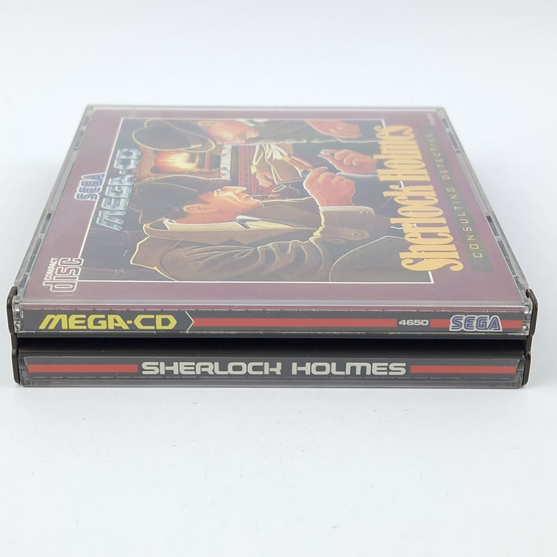 Sega Mega CD Spiel : Sherlock Holmes - CD Anleitung OVP / PAL MCD Game