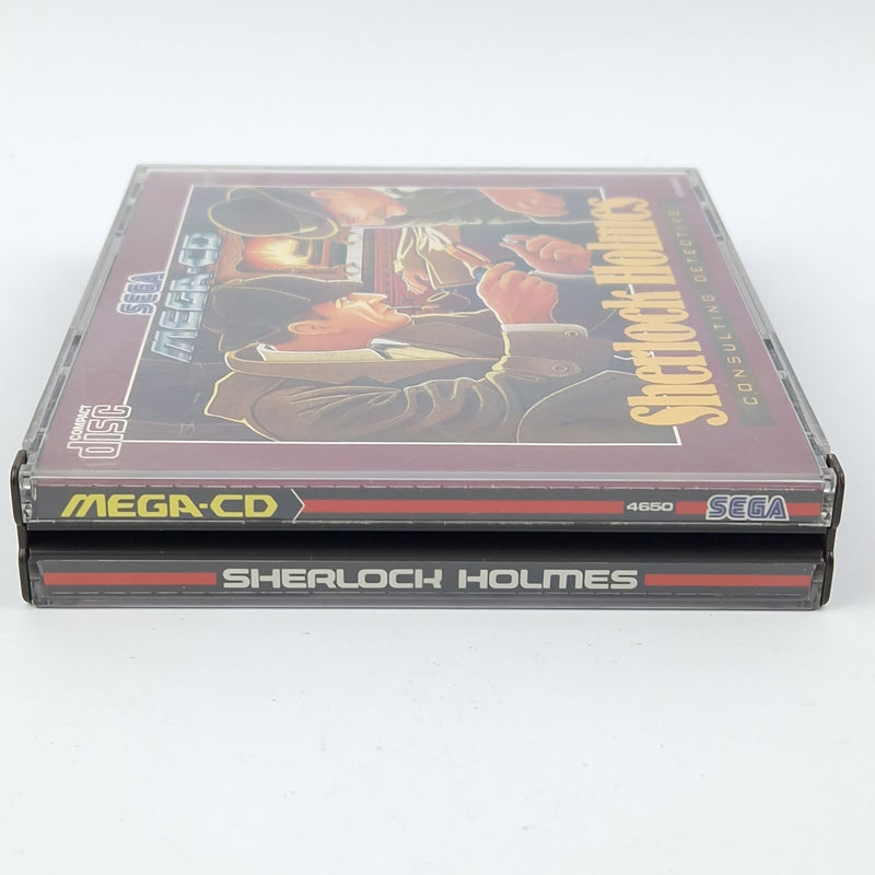 Sega Mega CD Game: Sherlock Holmes - CD Instructions OVP / PAL MCD Game