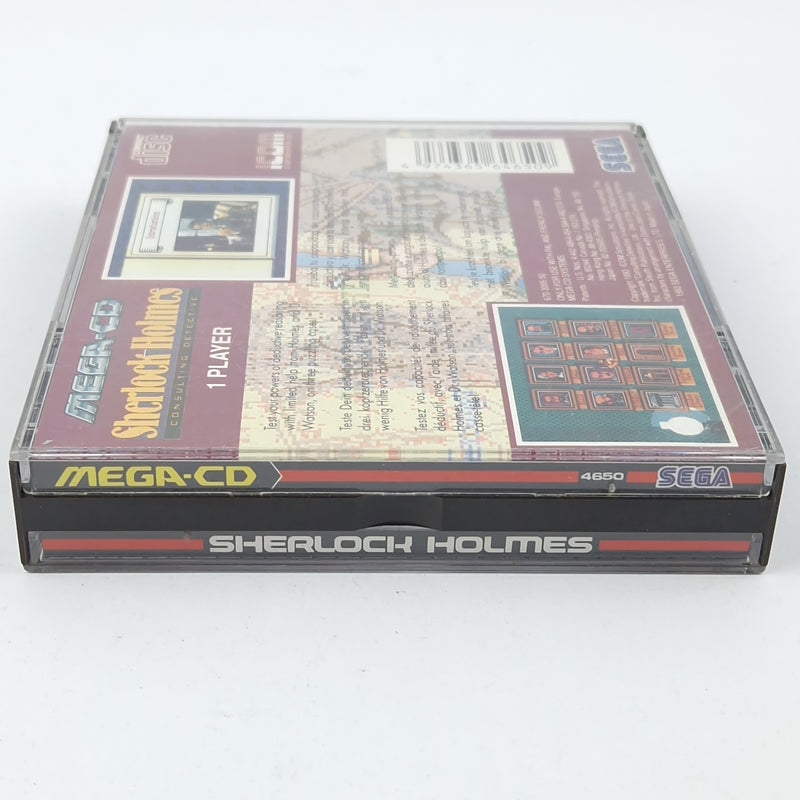 Sega Mega CD Spiel : Sherlock Holmes - CD Anleitung OVP / PAL MCD Game