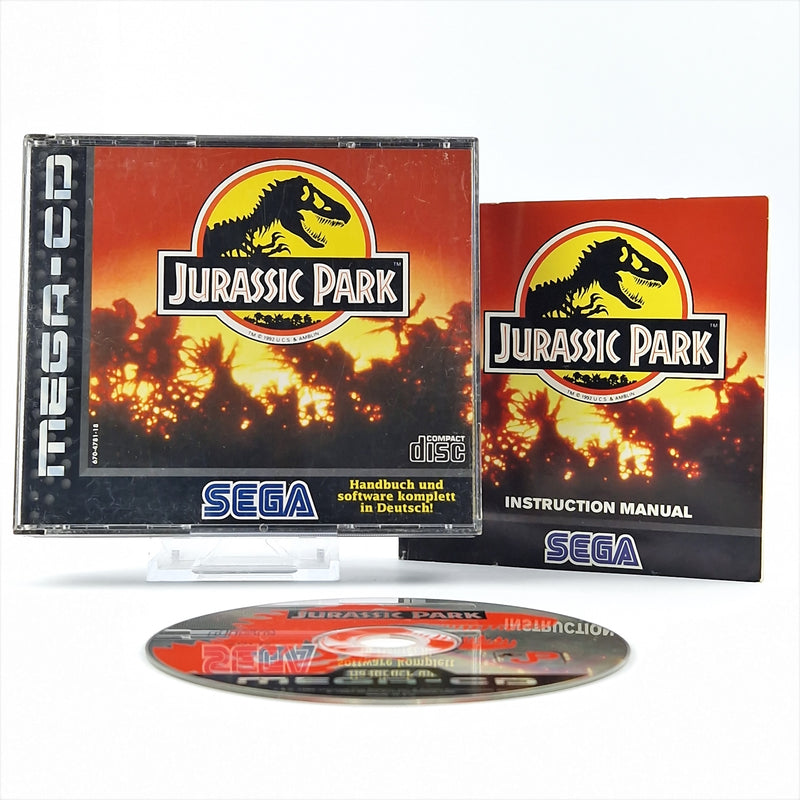 Sega Mega CD Spiel : Jurassic Park - CD Anleitung OVP / PAL MCD Game