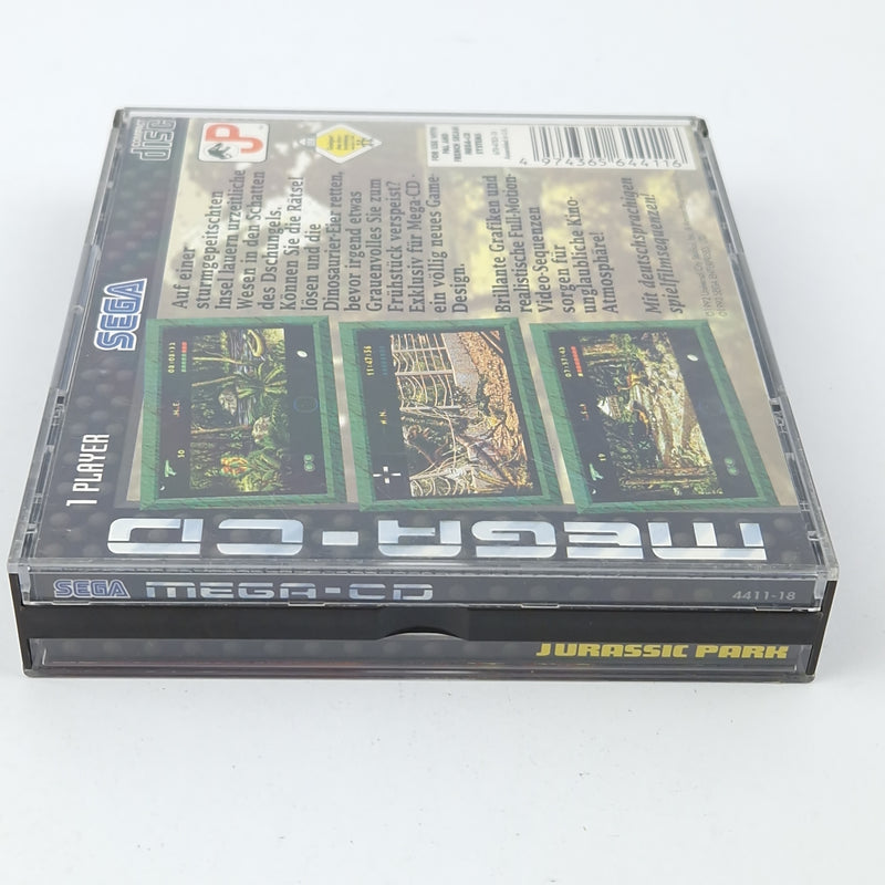 Sega Mega CD Spiel : Jurassic Park - CD Anleitung OVP / PAL MCD Game
