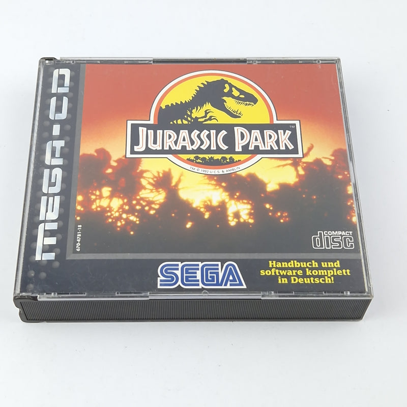 Sega Mega CD Spiel : Jurassic Park - CD Anleitung OVP / PAL MCD Game