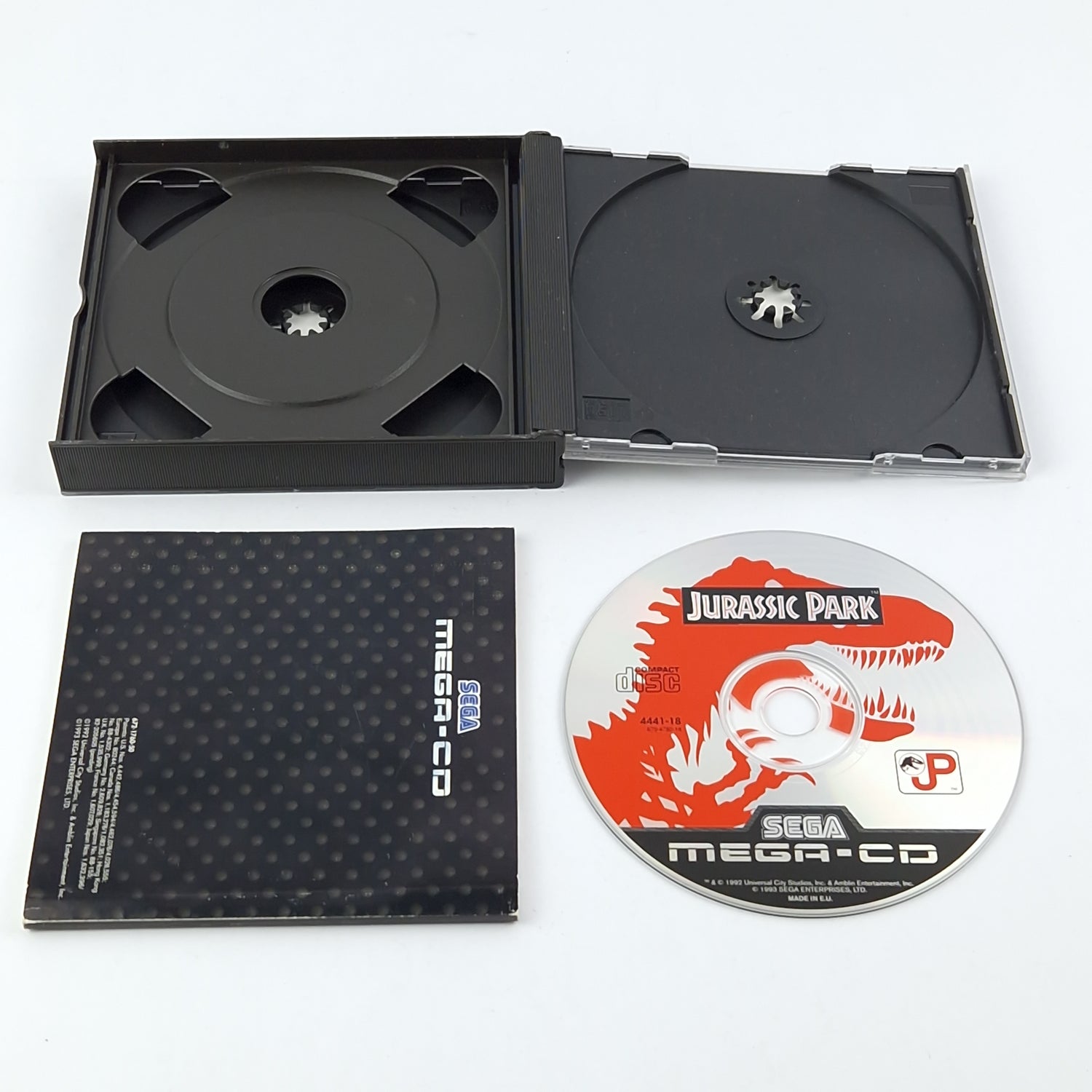 Sega Mega CD Spiel : Jurassic Park - CD Anleitung OVP / PAL MCD Game
