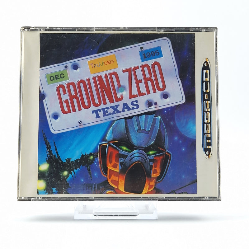 Sega Mega CD Spiel : Ground Zero Texas - CD Anleitung OVP / PAL MCD Game