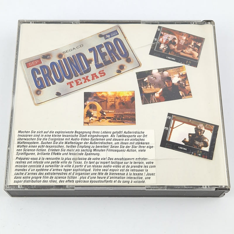 Sega Mega CD Spiel : Ground Zero Texas - CD Anleitung OVP / PAL MCD Game