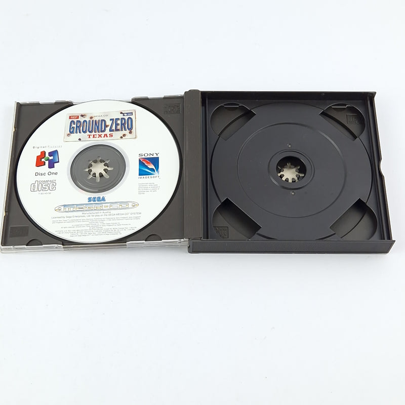 Sega Mega CD Spiel : Ground Zero Texas - CD Anleitung OVP / PAL MCD Game
