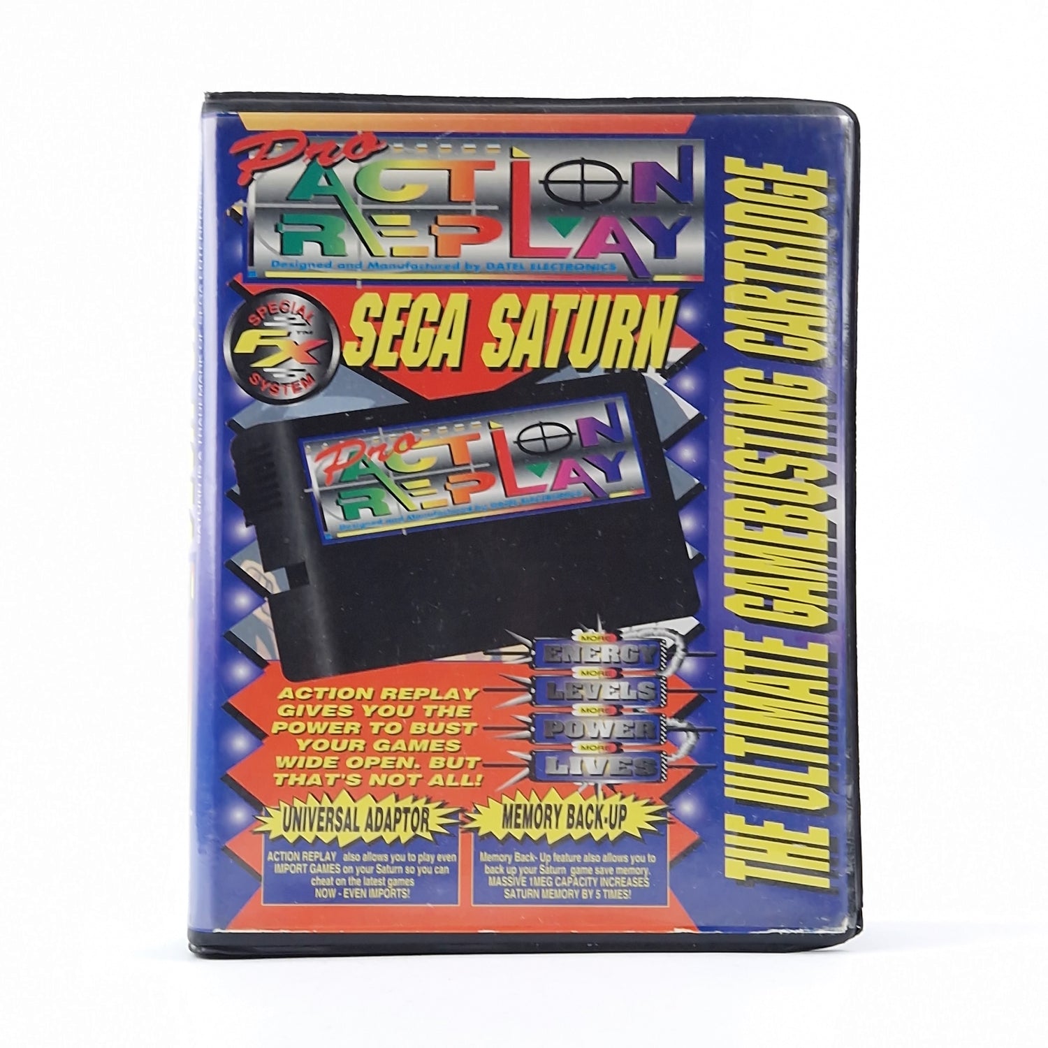 Sega Saturn Accessories: Pro Action Replay - Cheat Module / Memory Backup / Adapter