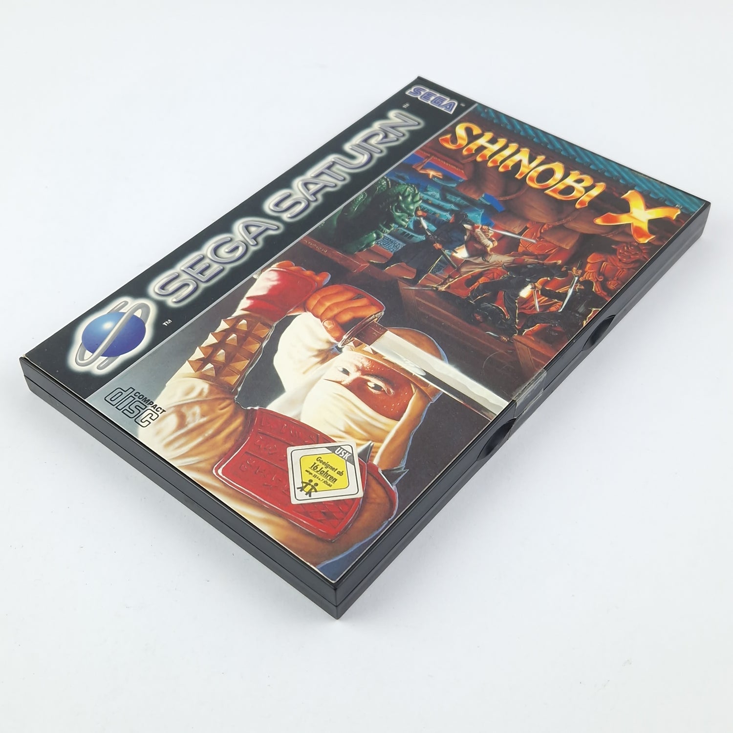 Sega Saturn Game: Shinobi X - CD Instructions OVP cib / PAL Disk System