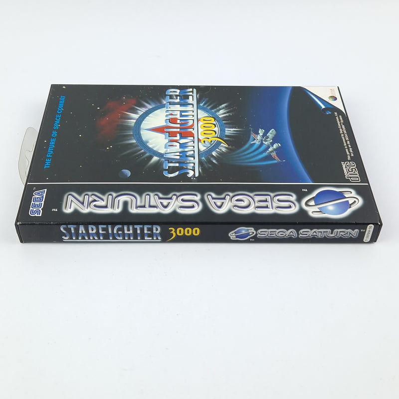 Sega Saturn game: Starfighter 3000 - CD instructions OVP cib / PAL disk system