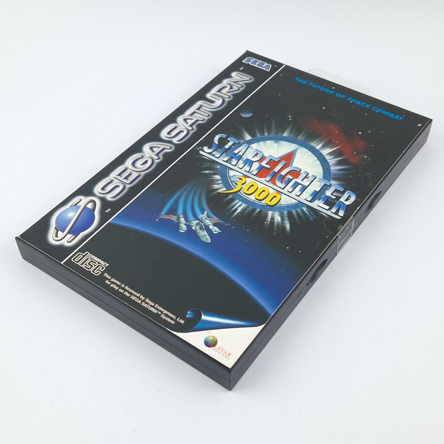 Sega Saturn game: Starfighter 3000 - CD instructions OVP cib / PAL disk system