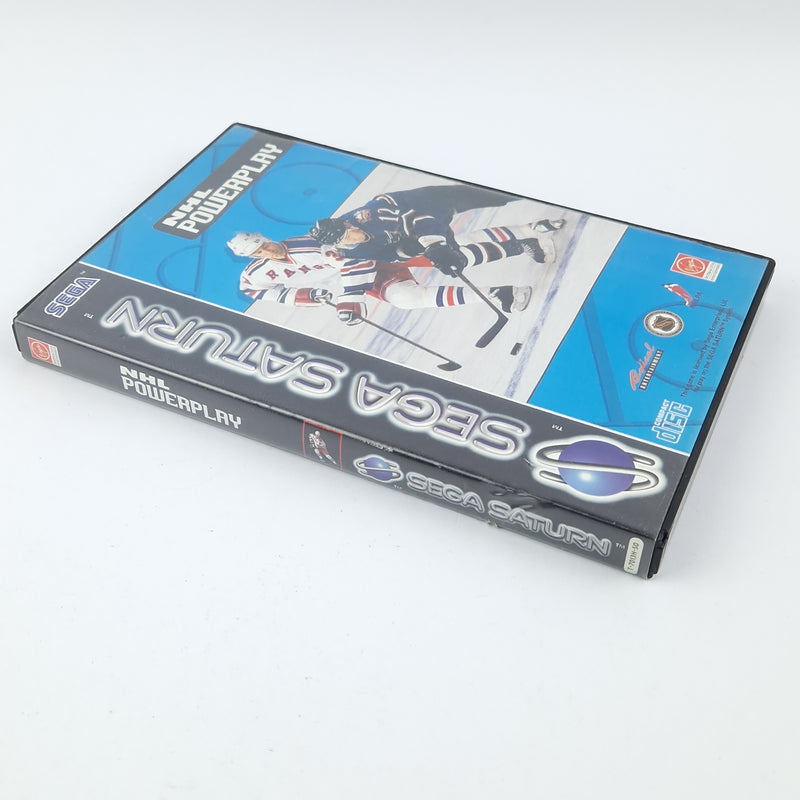 Sega Saturn Spiel : NHL Powerplay - CD Anleitung OVP cib / PAL Disk Icehockey