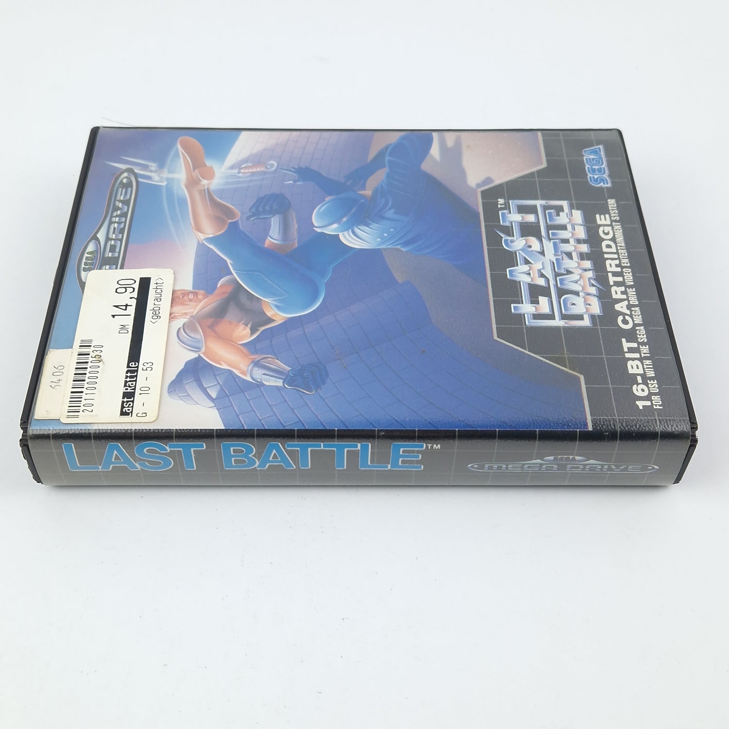 Sega Mega Drive Game: Last Battle - Module Instructions OVP cib / MD Pal Game