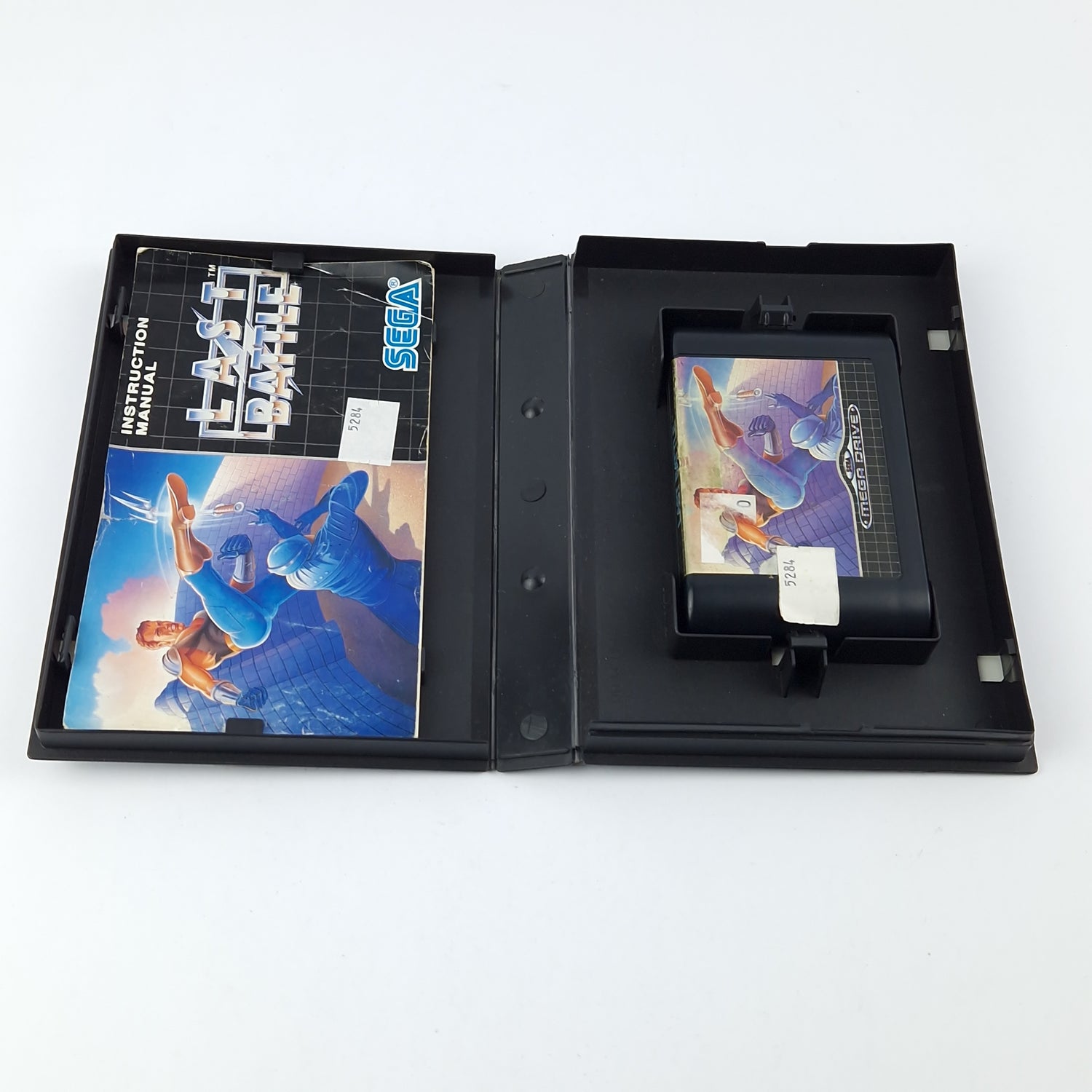 Sega Mega Drive Game: Last Battle - Module Instructions OVP cib / MD Pal Game