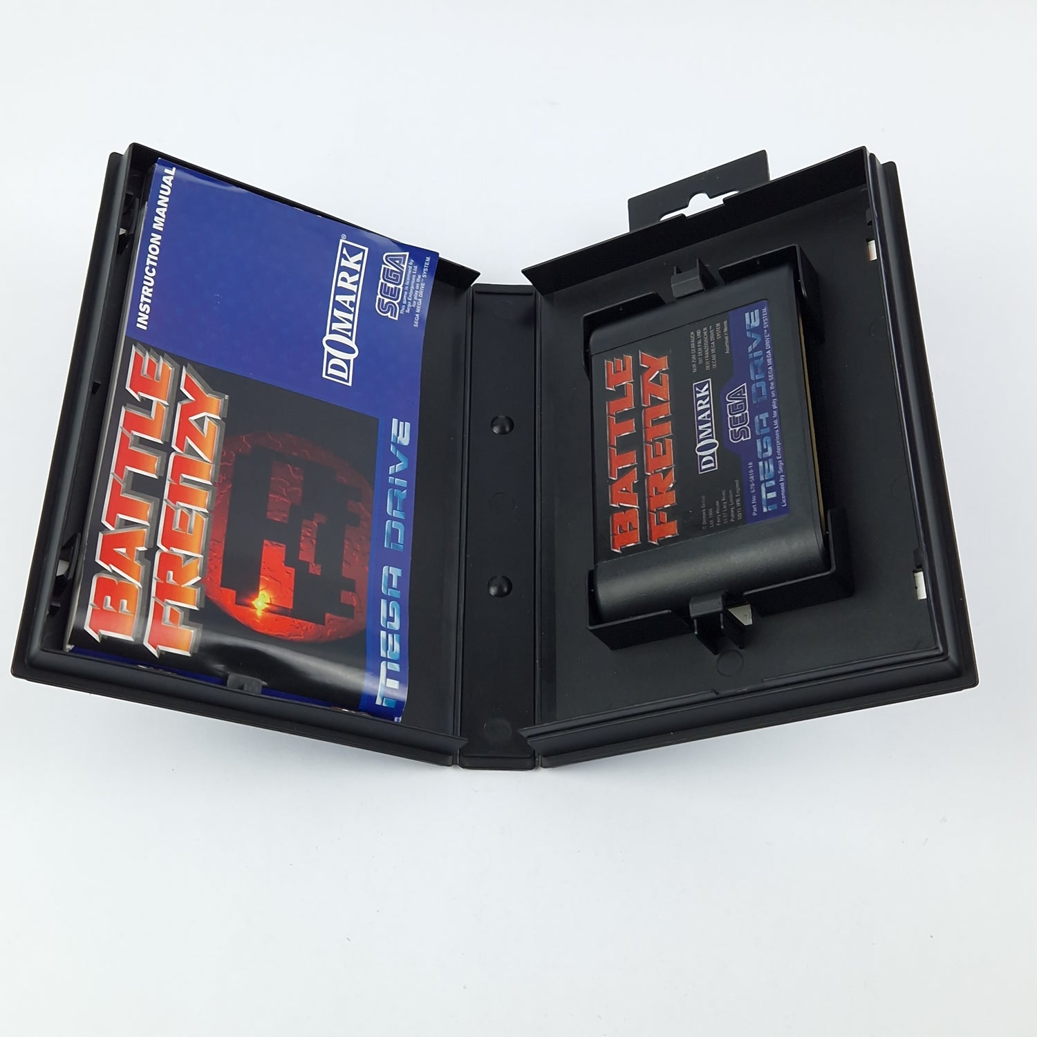 Sega Mega Drive Game: Battle Frenzy - Module Instructions OVP cib / PAL MD
