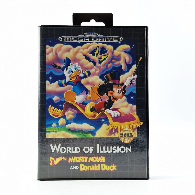 Sega Mega Drive Game: World of iLLusion starring Mickey M &amp; Donald D - NEW NEW