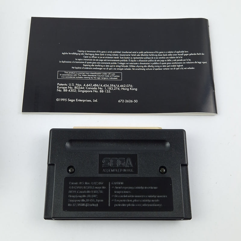 Sega Mega Drive Game: The Ooze - Module Instructions OVP cib / MD Pal Game