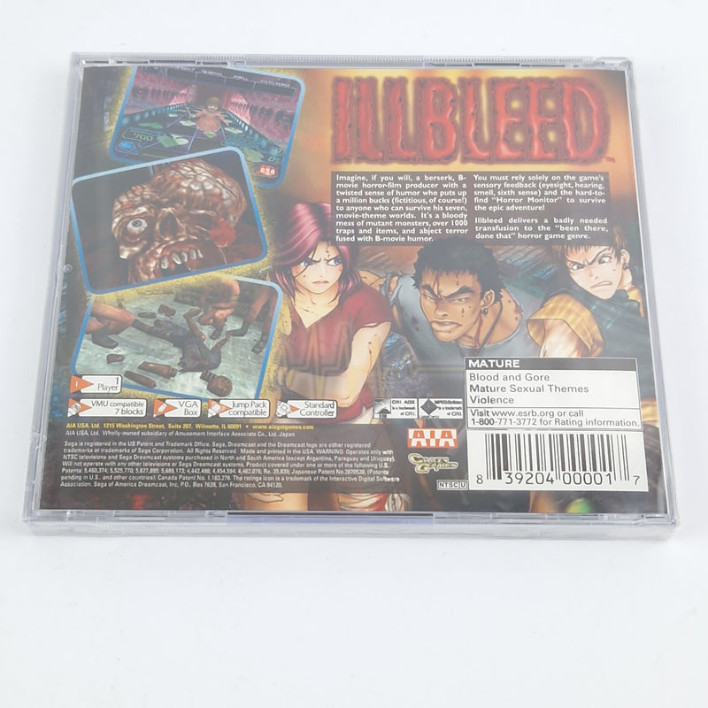 Sega Dreamcast Spiel : ILLBLEED - NEU NEW SEALED OVP / NTSC-U/C USA Version DC