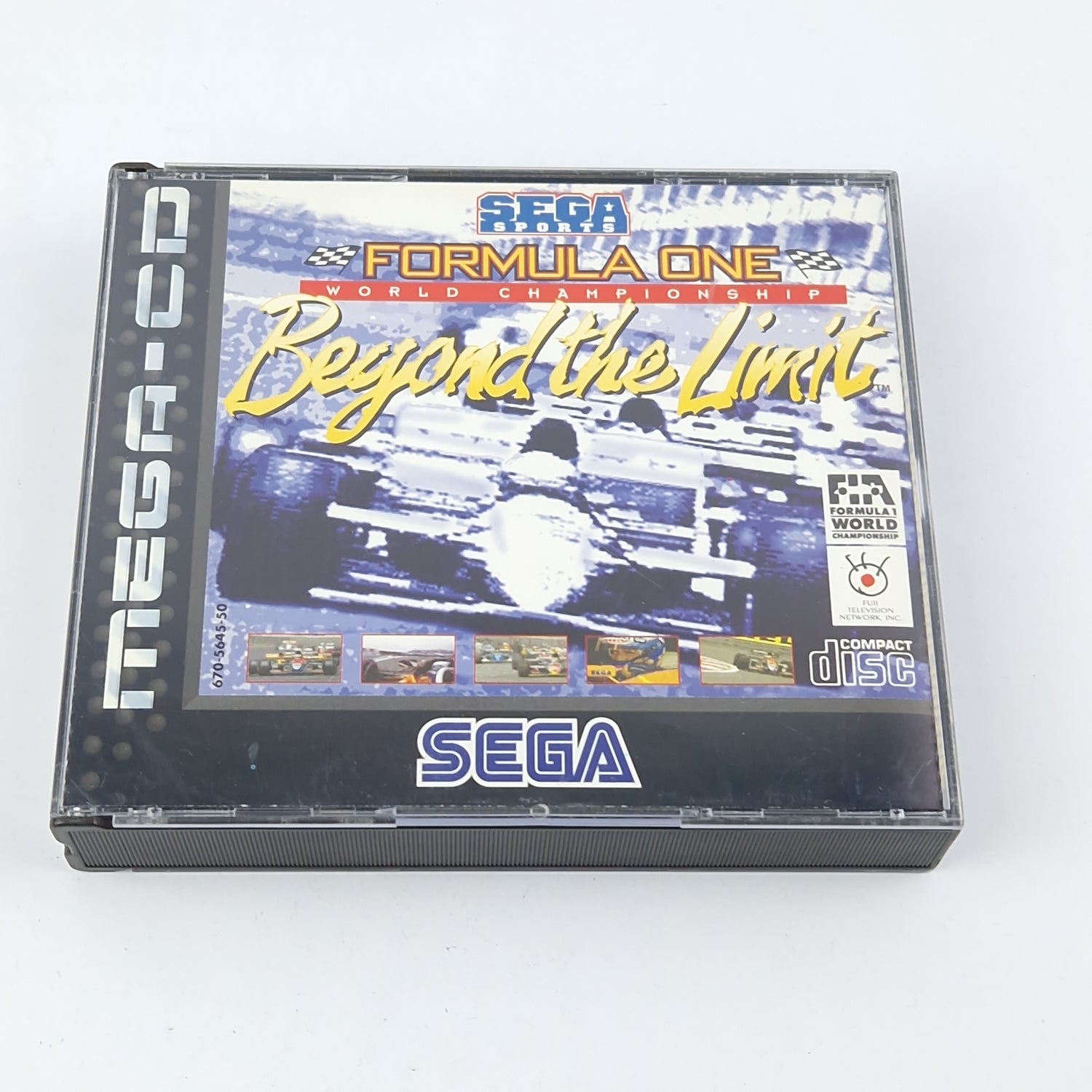 Sega Mega CD game: Formula ONE Beyond The Limit - CD instructions OVP cib / MCD