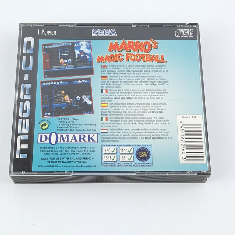 Sega Mega CD Spiel : Marko´s Magic Football - CD OVP ohne Anleitung cib / MCD