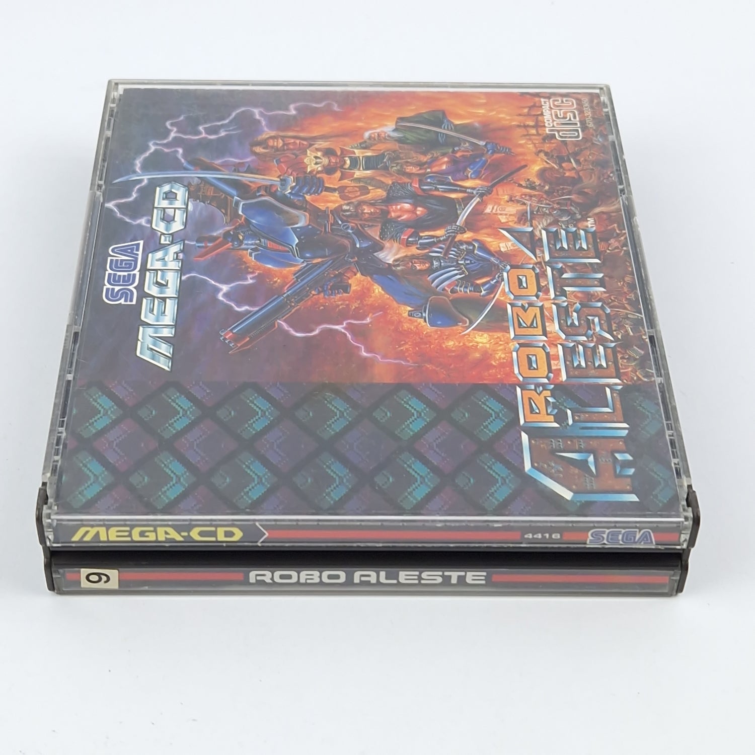 Sega Mega CD game: Robo Aleste - CD instructions OVP cib / MCD PAL