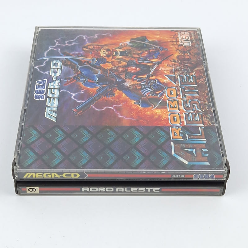 Sega Mega CD game: Robo Aleste - CD instructions OVP cib / MCD PAL