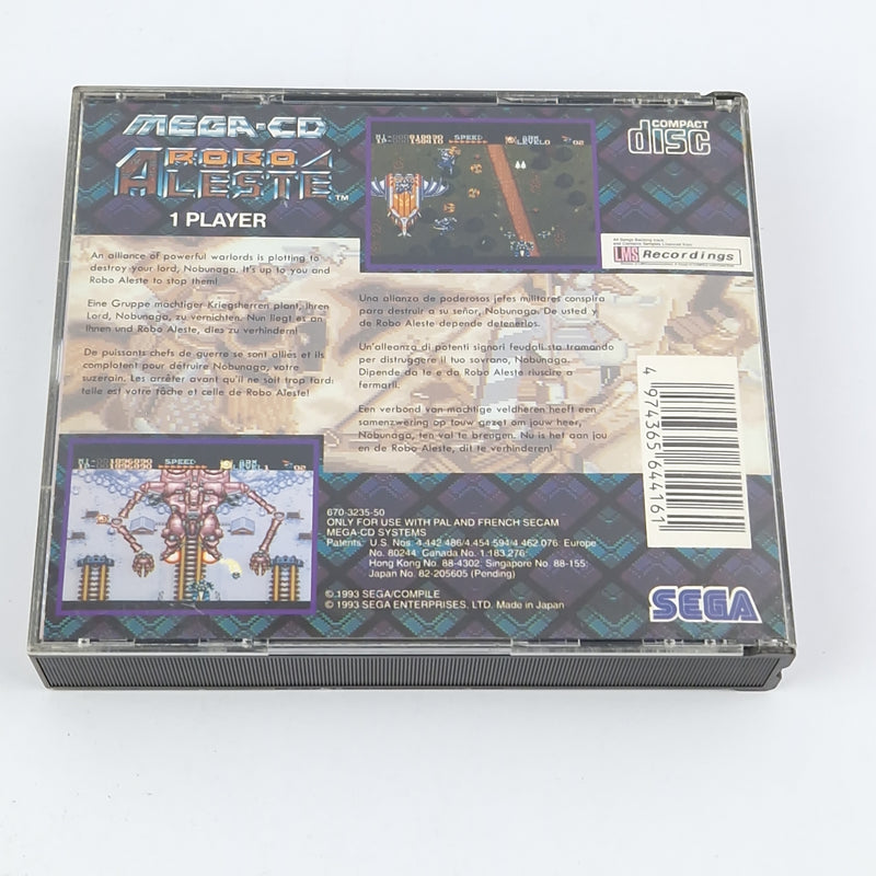 Sega Mega CD Spiel : Robo Aleste - CD Anleitung OVP cib / MCD PAL