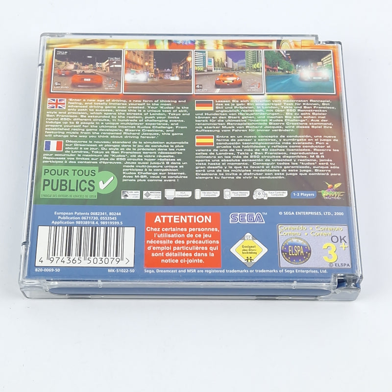 Sega Dreamcast game: MSR Metropolis Street Racer - CD manual OVP cib / DC