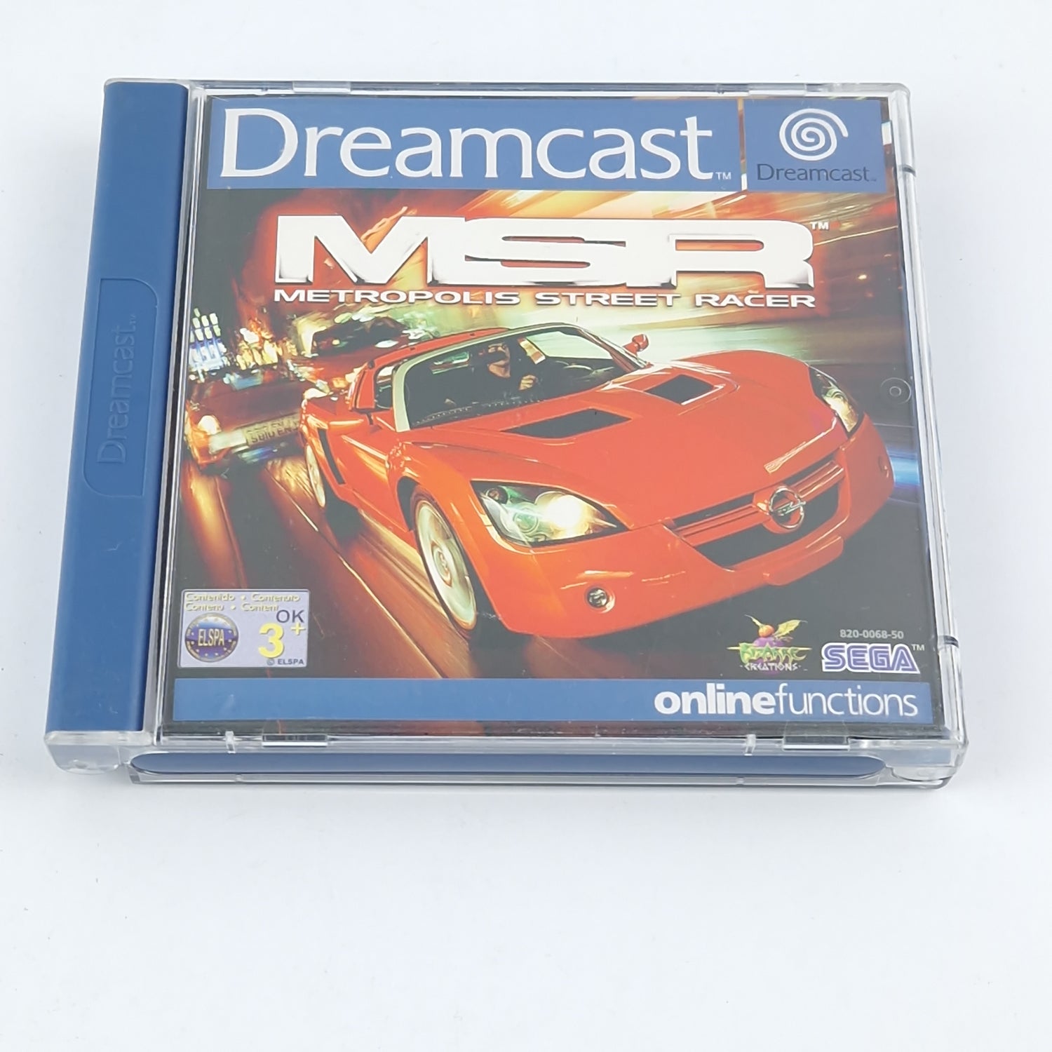 Sega Dreamcast Spiel : MSR Metropolis Street Racer - CD Anleitung OVP cib / DC