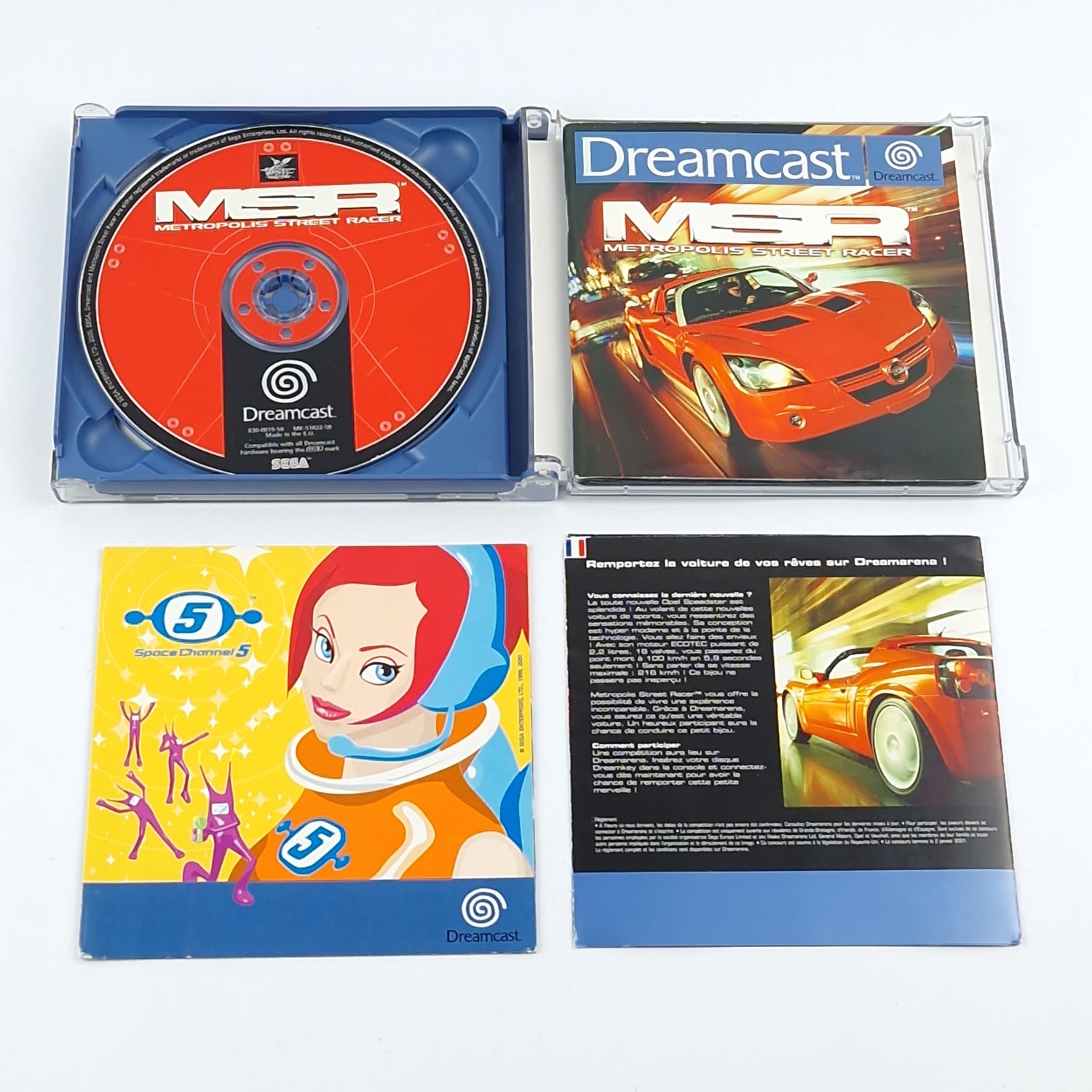 Sega Dreamcast game: MSR Metropolis Street Racer - CD manual OVP cib / DC