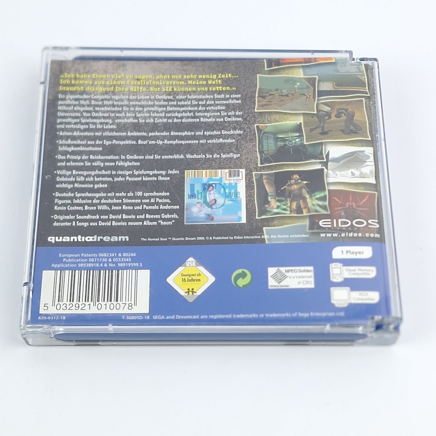 Sega Dreamcast Spiel : The Normad Soul - CD Anleitung OVP cib / DC PAL