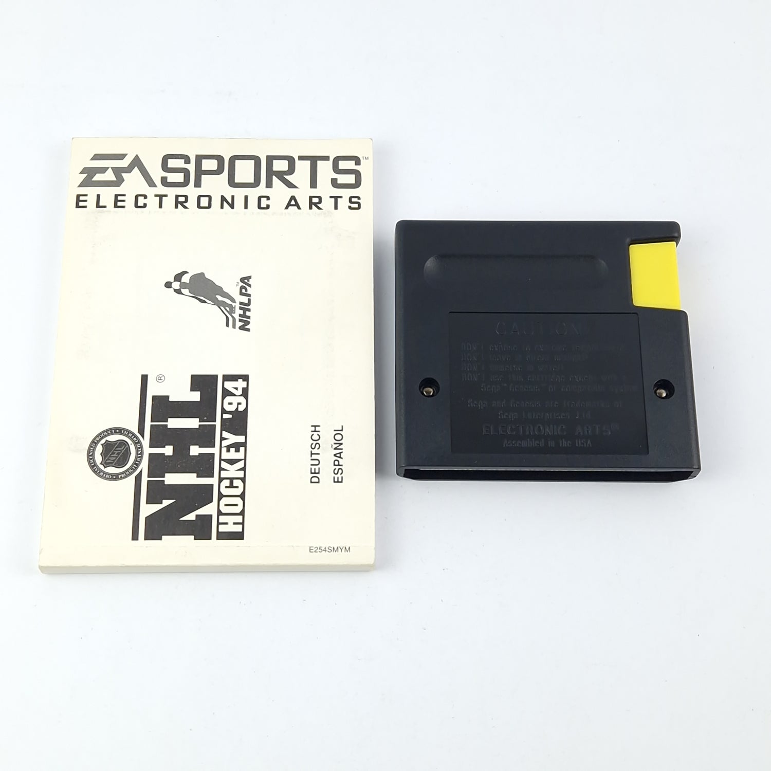 Sega Mega Drive Game: NHL Hockey 94 Icehockey - Module Instructions OVP cib / PAL