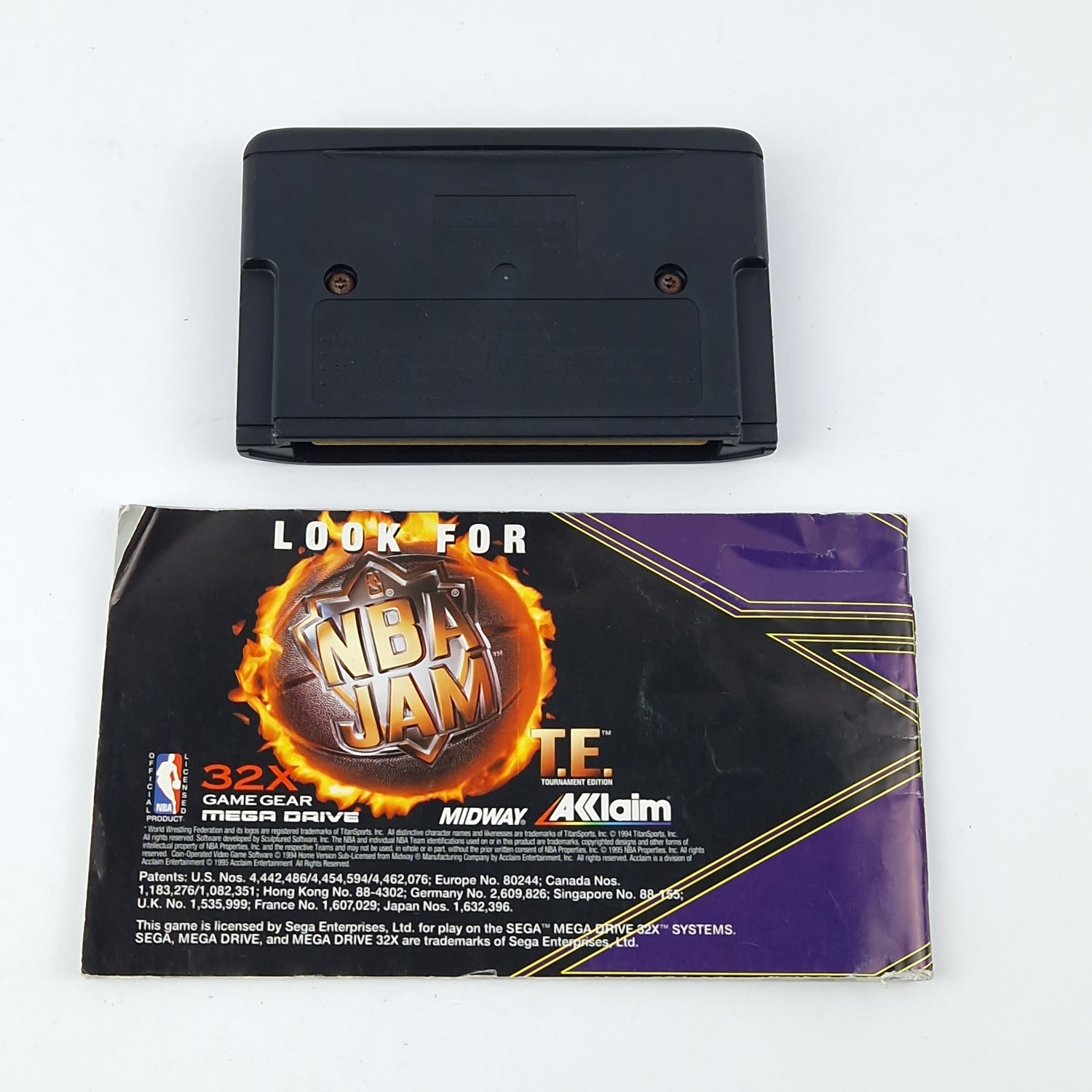 Sega Mega Drive 32X Spiel : WWF RAW Wrestling - Modul Anleitung OVP cib / PAL