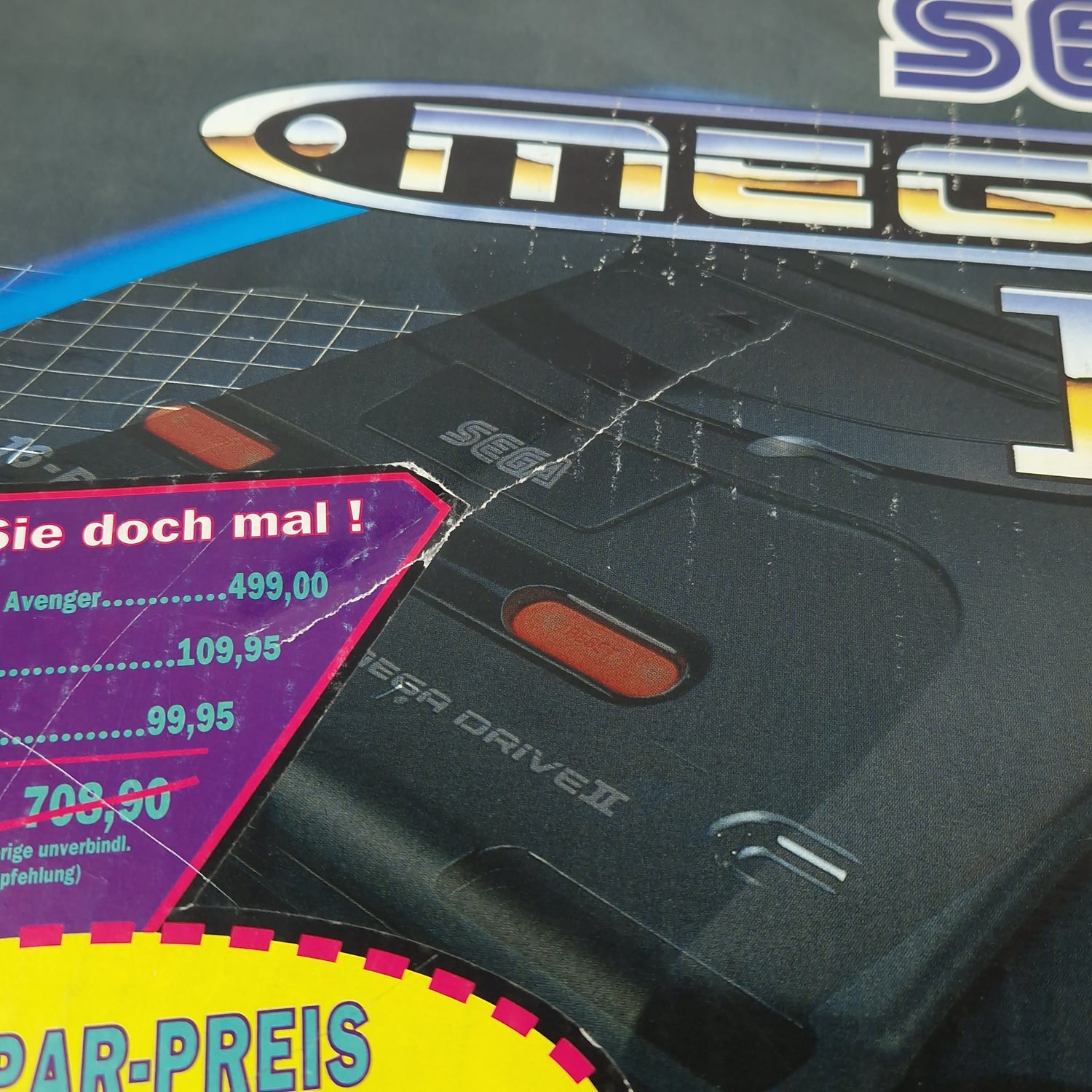 Sega Mega-CD II console in original packaging - PAL console MCD + Road Avenger / WITHOUT INLAY
