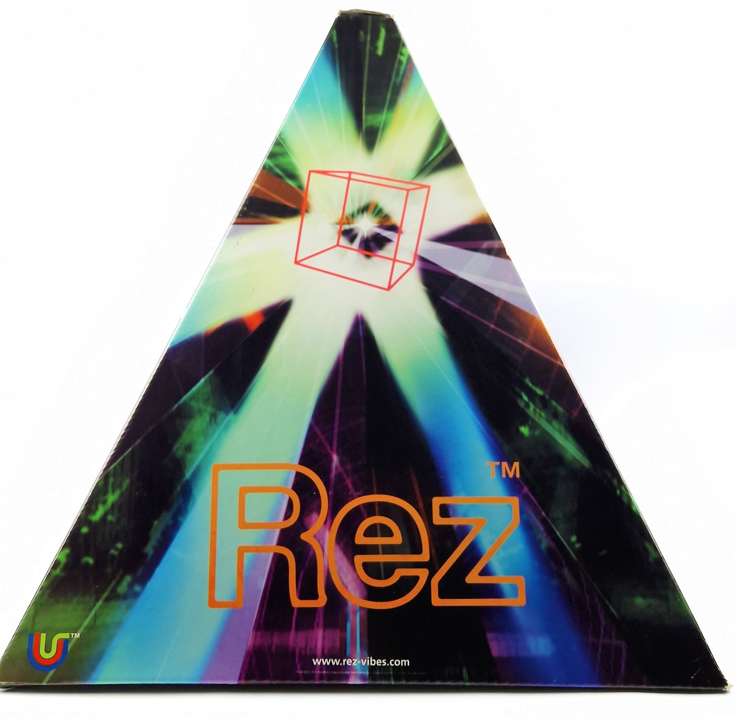 Playstation 2 - SEGA advertising pyramid standee - promo standee