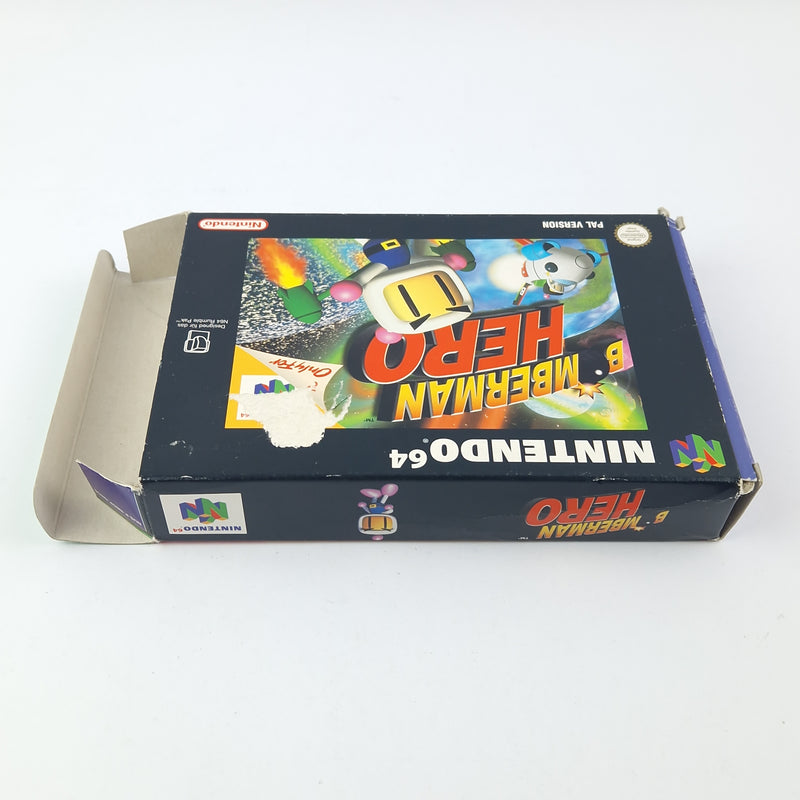 Nintendo 64 Spiel : Bomberman Hero - Modul Anleitung OVP cib / N64 Pal Version
