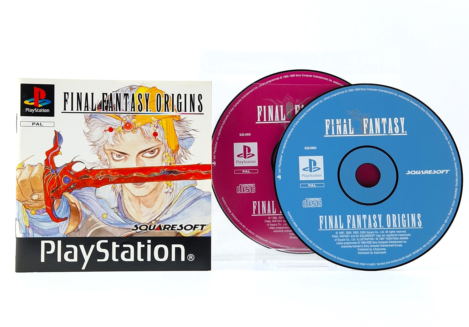 Playstation 1 game: Final Fantasy Origins - CDs with instructions without original packaging / PS1