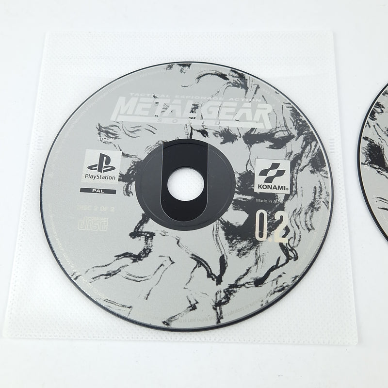 Playstation 1 Spiel : Metal Gear Solid - CDs mit Anleitung Ohne OVP / PS1 PAL