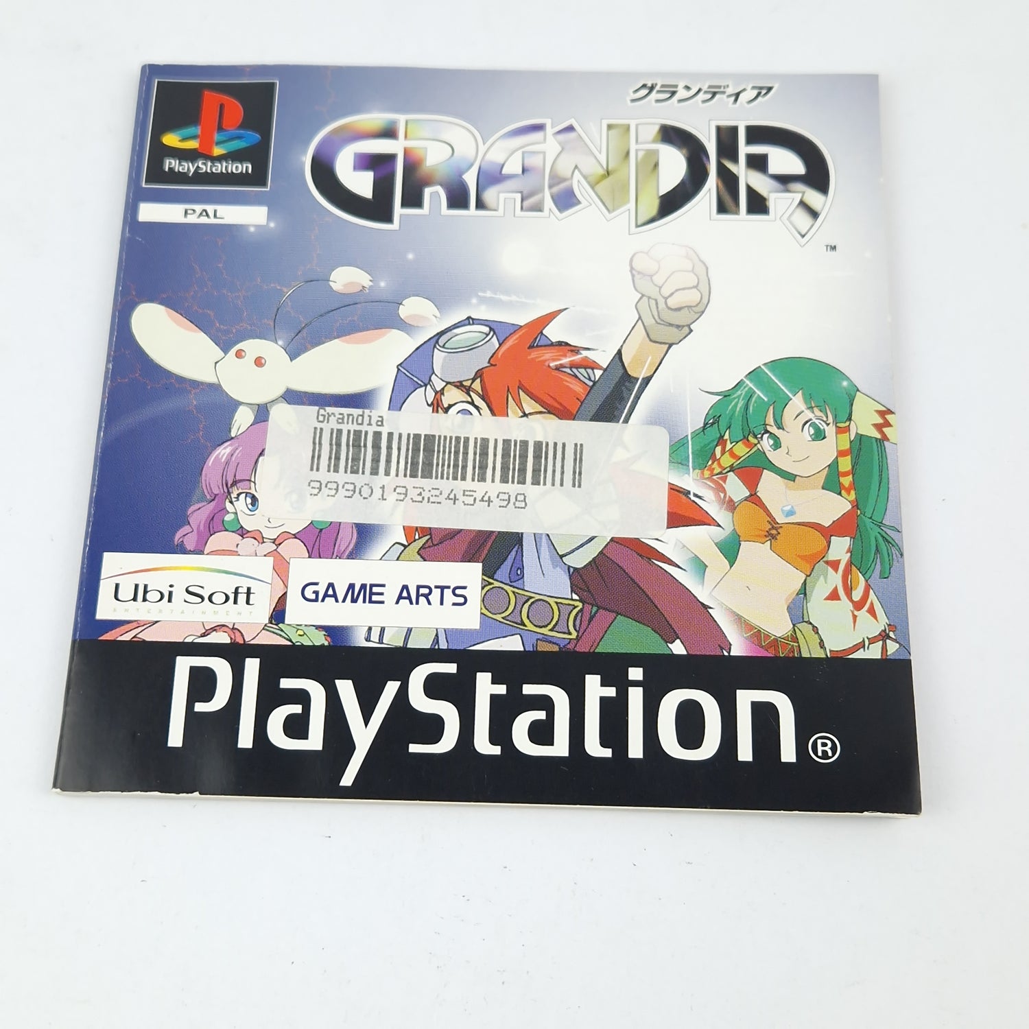 Playstation 1 Spiel : Grandia - CDs mit Anleitung Ohne OVP / PS1