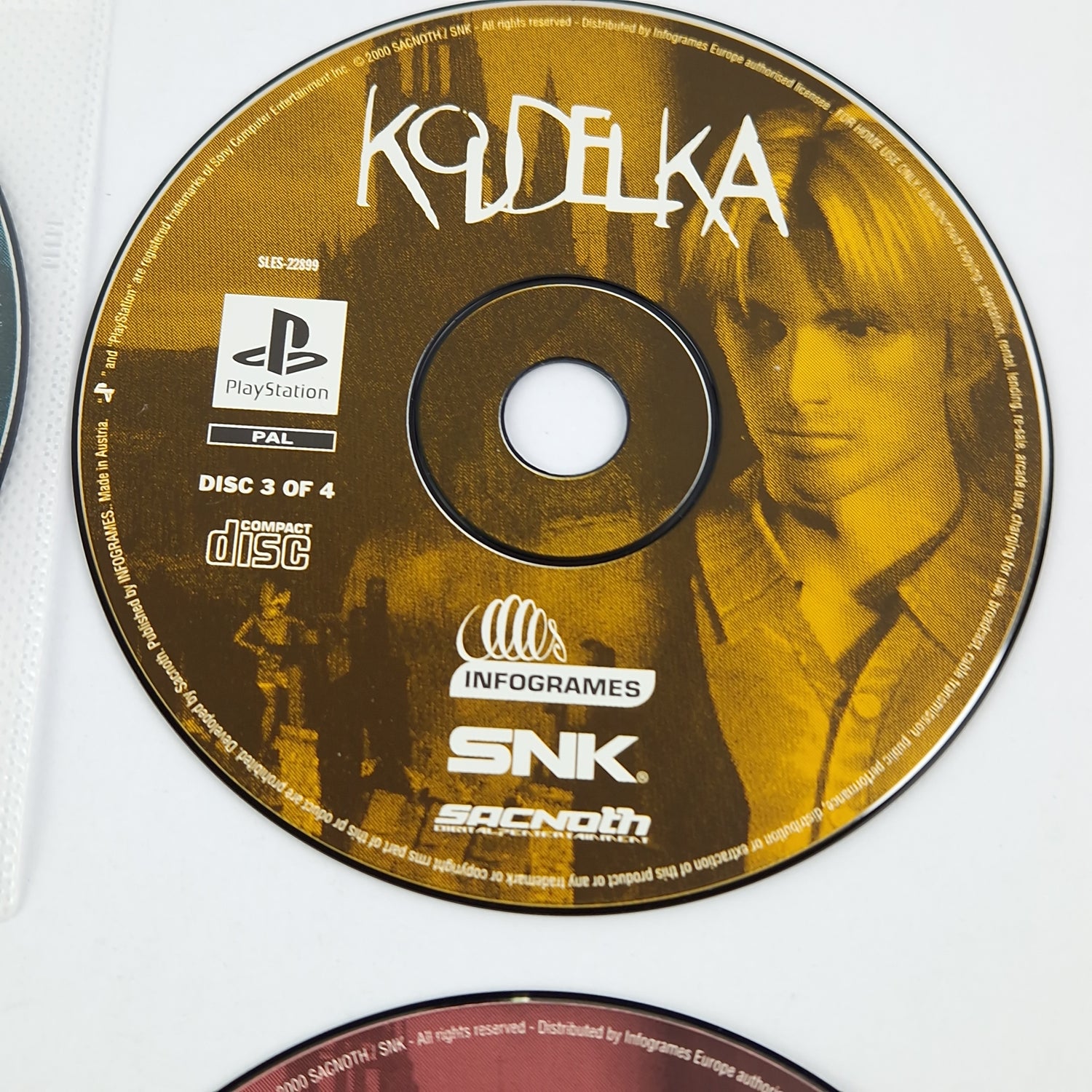 Playstation 1 Spiel : Koudelka - CDs mit Anleitung Ohne OVP / PS1
