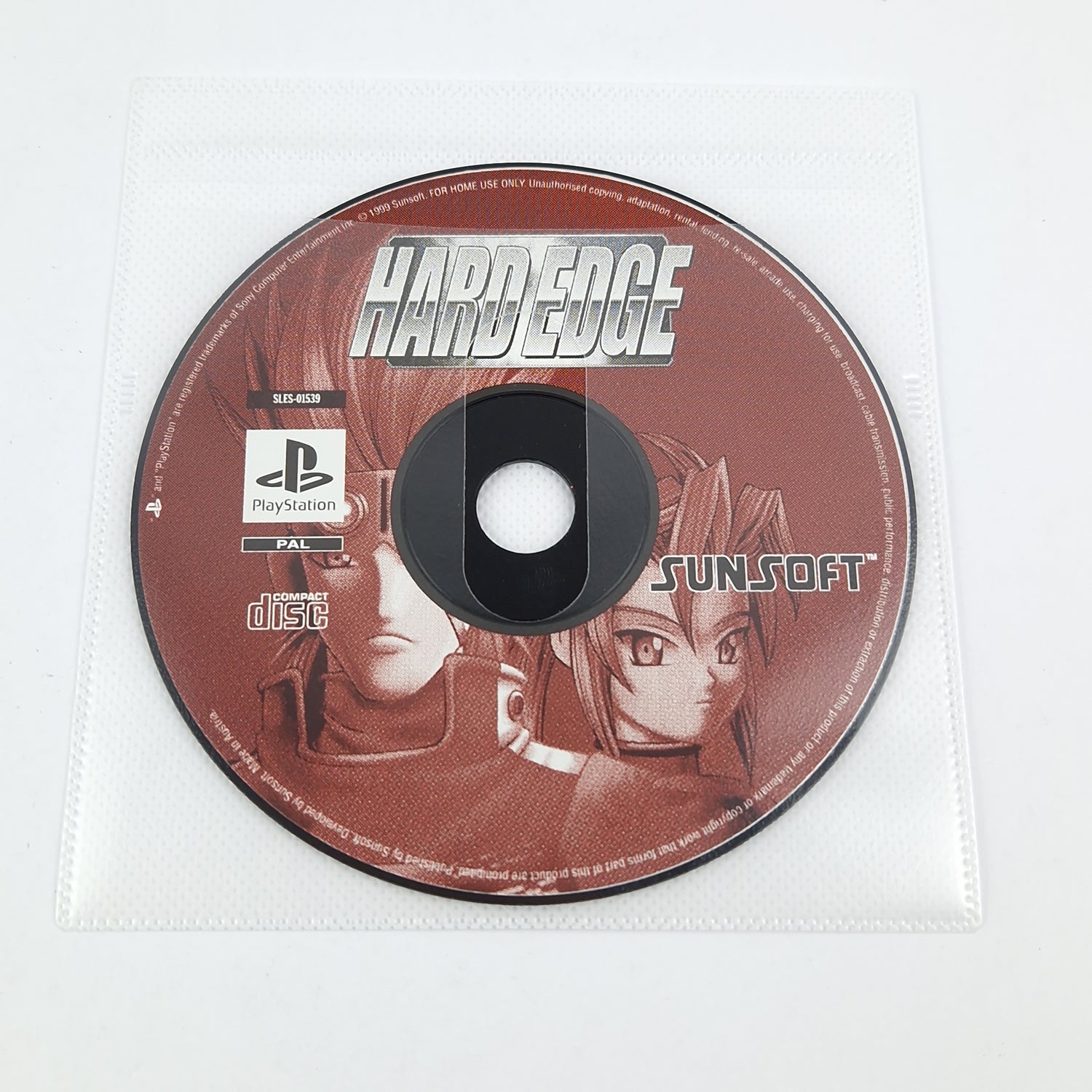 Playstation 1 Spiel : Hard Edge - CD mit Anleitung Ohne OVP / PS1