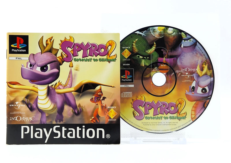 Playstation 1 Spiel : Spyro 2 Gateway to Glimmer - CD + Anleitung Ohne OVP / PS1