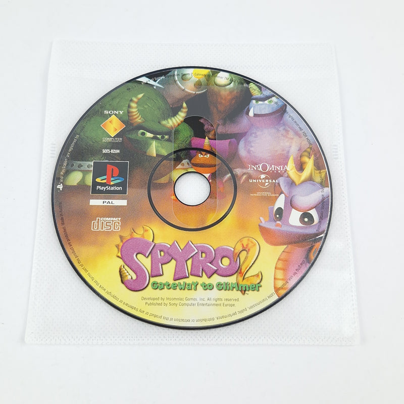 Playstation 1 Spiel : Spyro 2 Gateway to Glimmer - CD + Anleitung Ohne OVP / PS1