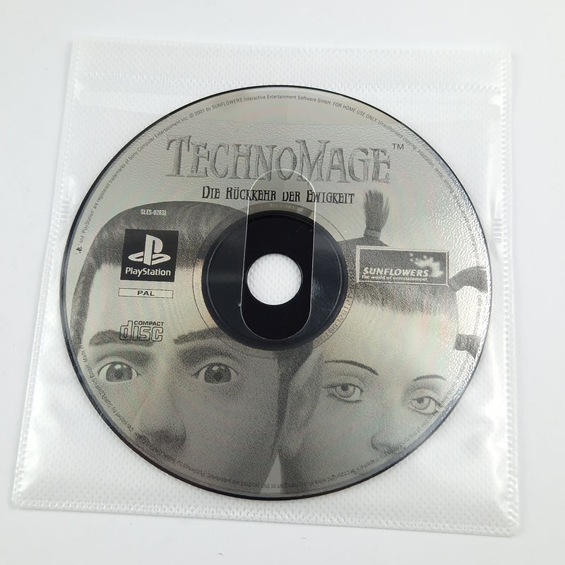 Playstation 1 Spiel : Technomage - CD + Anleitung mit Lösungsbuch Guide PS1