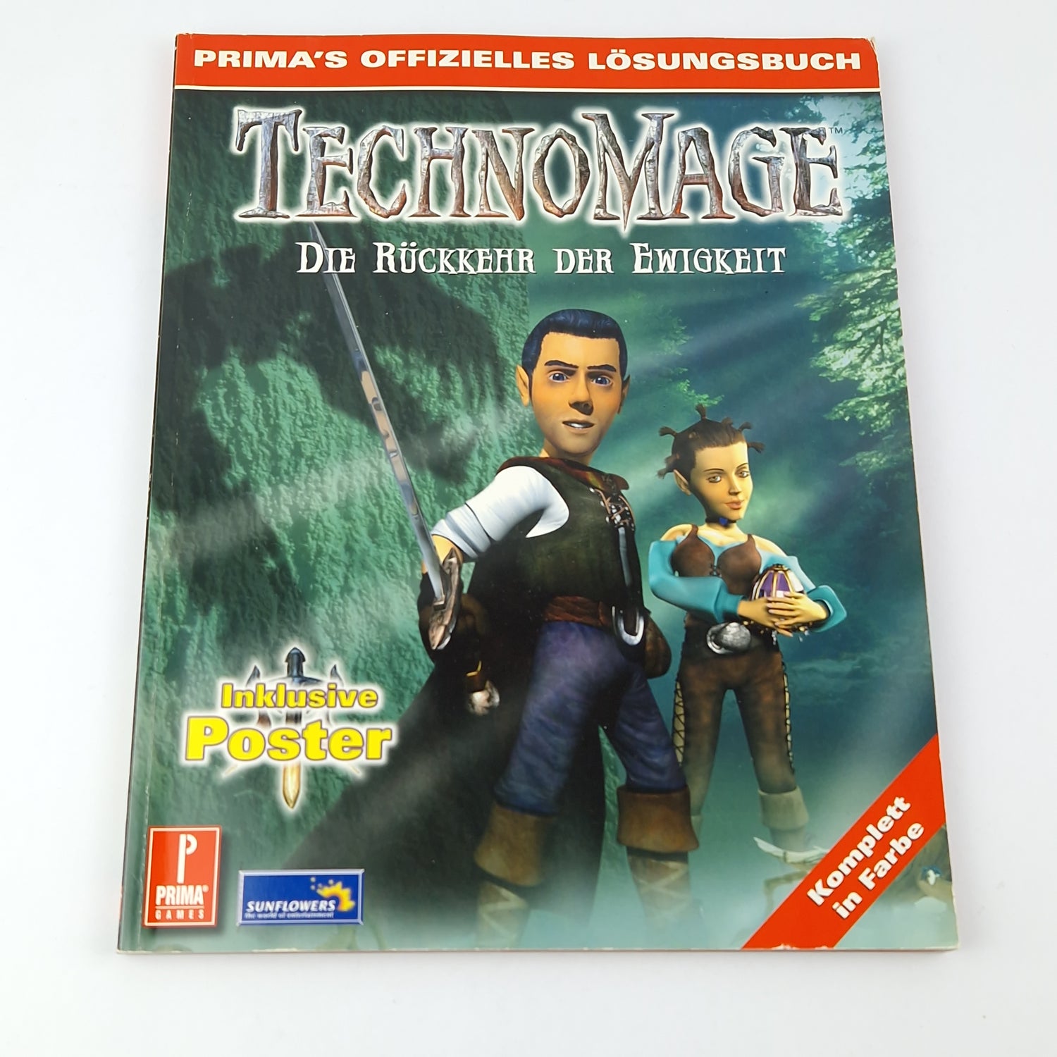 Playstation 1 Spiel : Technomage - CD + Anleitung mit Lösungsbuch Guide PS1