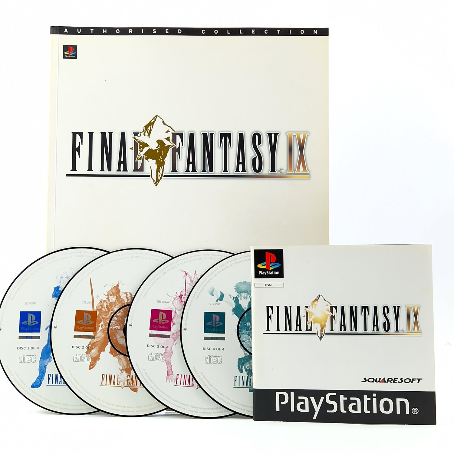 Playstation 1 game: Final Fantasy IX - CD + instructions with solution book PS1