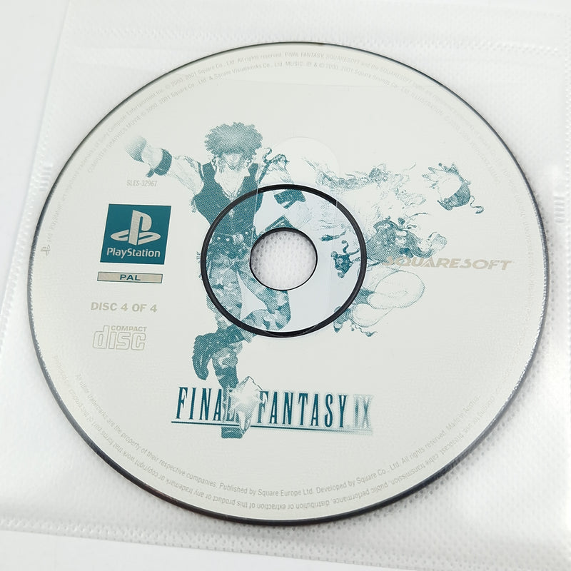 Playstation 1 game: Final Fantasy IX - CD + instructions with solution book PS1