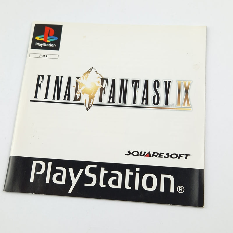 Playstation 1 game: Final Fantasy IX - CD + instructions with solution book PS1