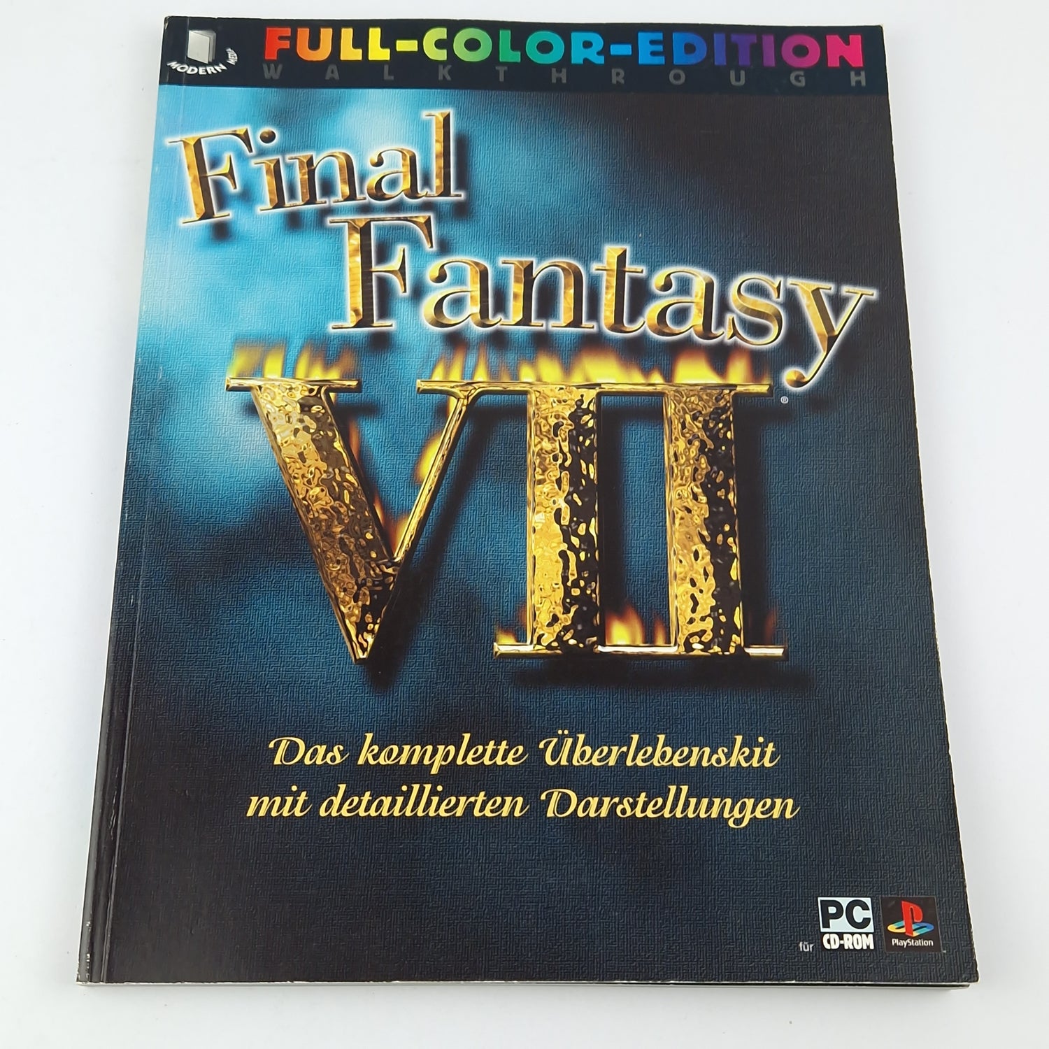 Playstation 1 Spiel : Final Fantasy VII 7 - CD + Anleitung mit Lösungsbuch PS1