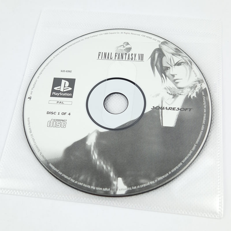 Playstation 1 game: Final Fantasy VIII 8 - CD + instructions with solution book PS1