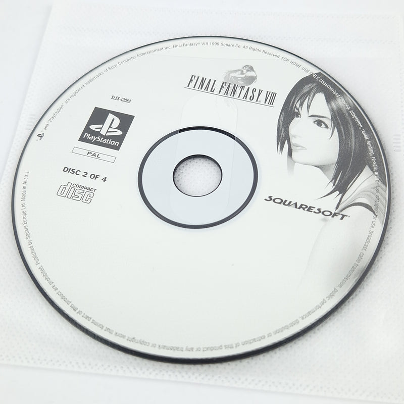 Playstation 1 game: Final Fantasy VIII 8 - CD + instructions with solution book PS1